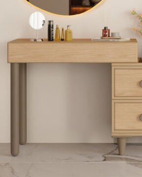 Karanfil Aynalı Şifonyer / Led Işıklı / Komple MDF