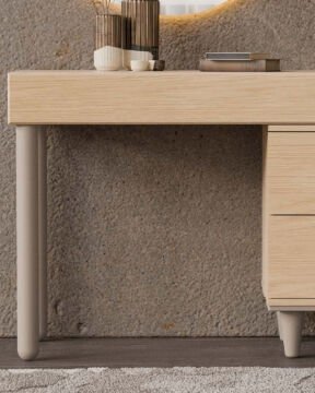 Ladin Aynalı Şifonyer / Led Işıklı / Komple MDF