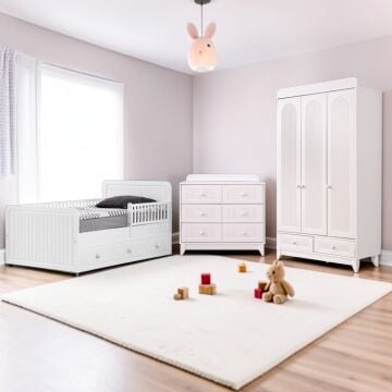 Mira Beyaz Large Bebek Ve Çocuk Odası