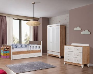 Mira Meşe Large Bebek Ve Çocuk Odası