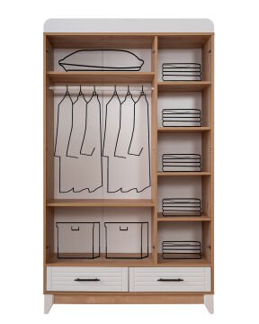 Panjur Meşe Large Bebek Ve Çocuk Odası