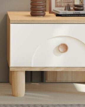 Papatya Komodin / Komple MDF