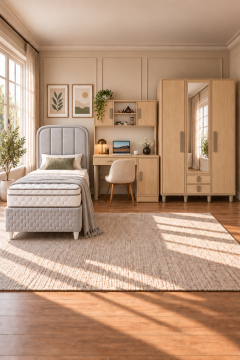 Karanfil Genç Odası / Çocuk Odası / Komple MDF