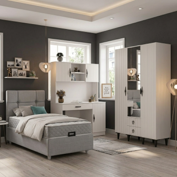 Lale Genç Odası / Çocuk Odası / Komple MDF