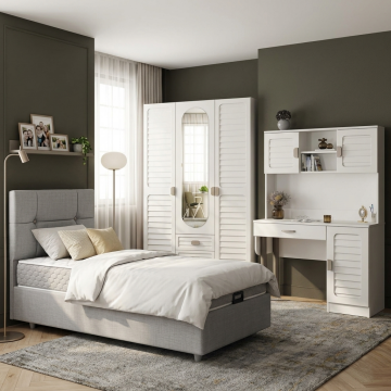 Lavanta Genç Odası / Çocuk Odası / Komple MDF