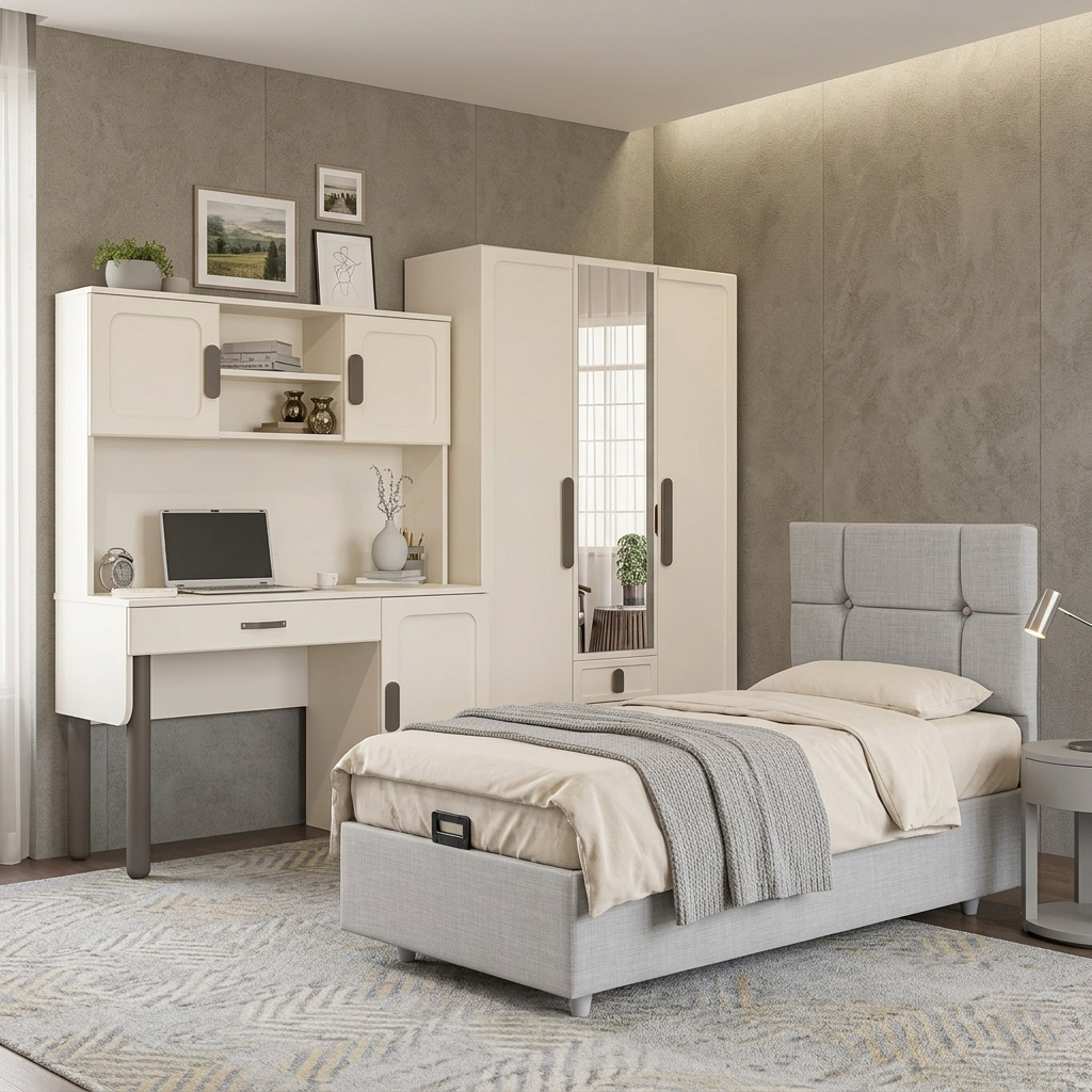 Manolya Genç Odası / Çocuk Odası / Komple MDF