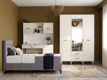 Menekşe Genç Odası / Çocuk Odası / Komple MDF