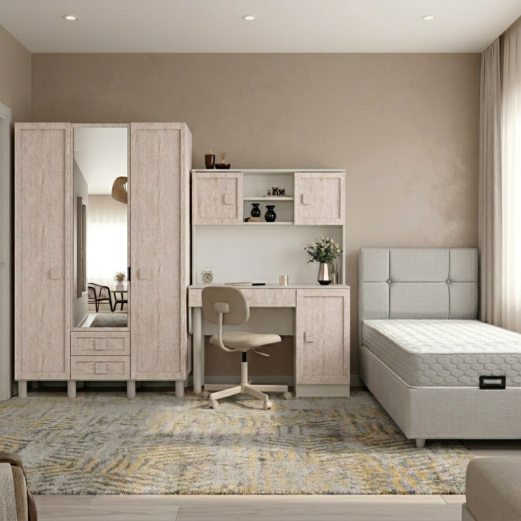 Nilüfer Genç Odası / Çocuk Odası / Komple MDF
