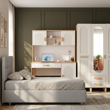 Orkide Genç Odası / Çocuk Odası / Komple MDF