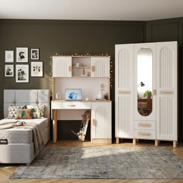 Orkide Genç Odası / Çocuk Odası / Komple MDF