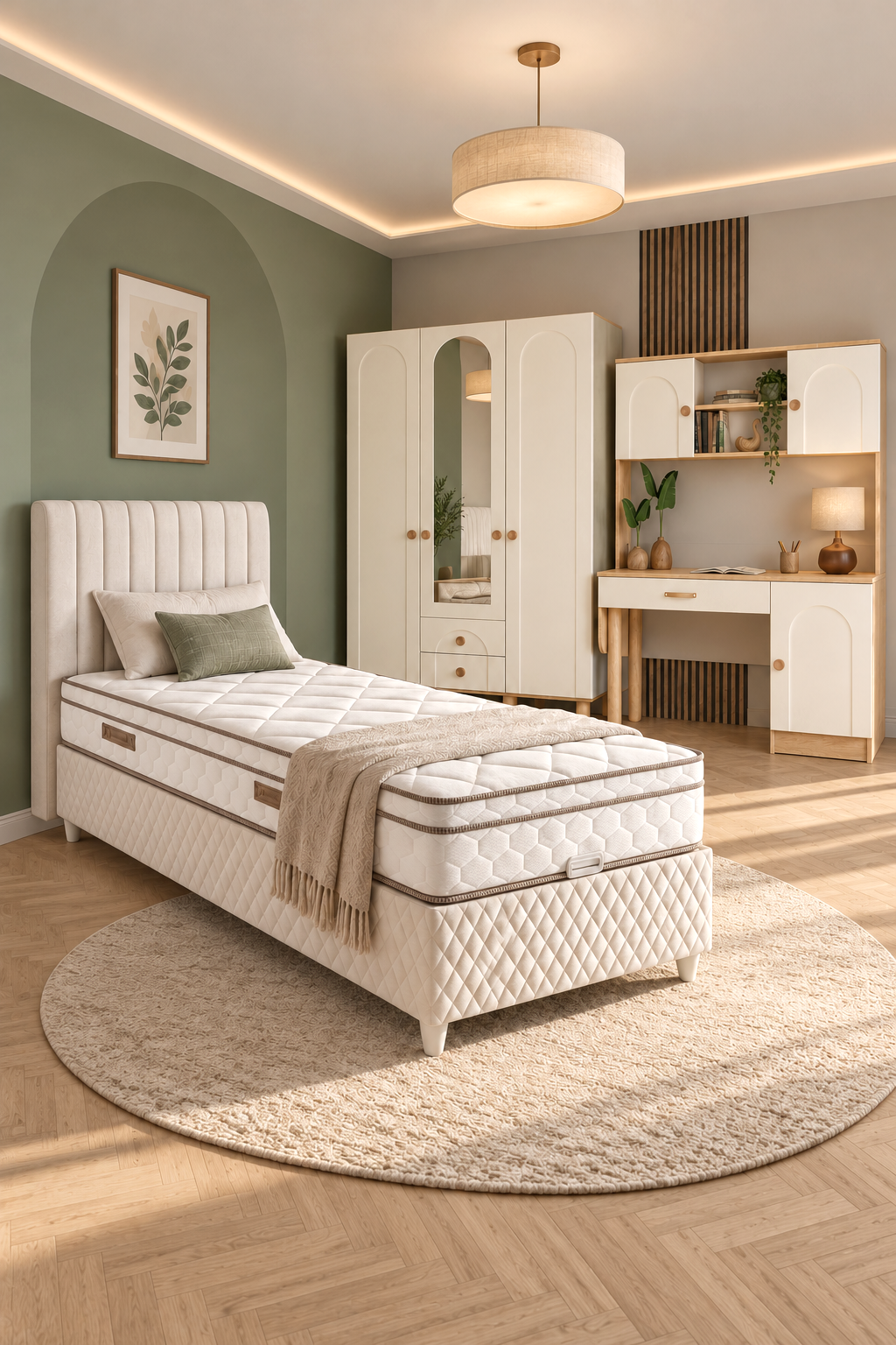 Papatya Genç Odası / Çocuk Odası / Komple MDF
