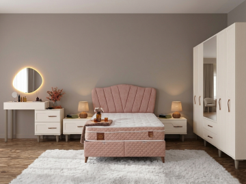 Açelya Yatak Odası / Komple MDF