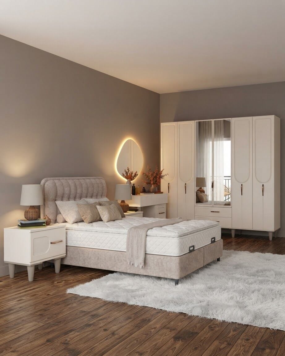 Açelya Yatak Odası / Komple MDF