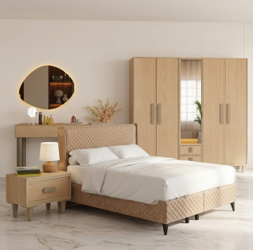 Karanfil Yatak Odası / Komple MDF