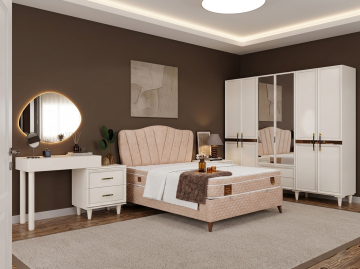Kardelen Yatak Odası / Komple MDF