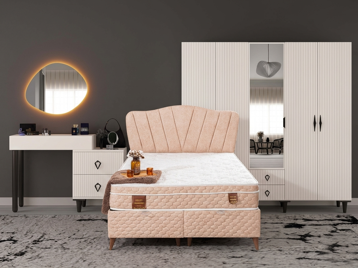 Lale Yatak Odası / Komple MDF