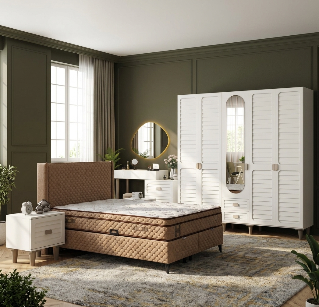 Lavanta Yatak Odası / Komple MDF
