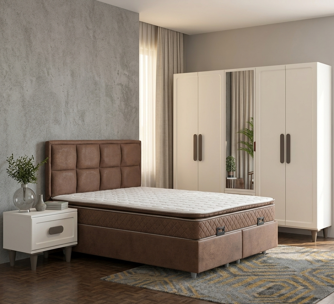Manolya Yatak Odası / Komple MDF