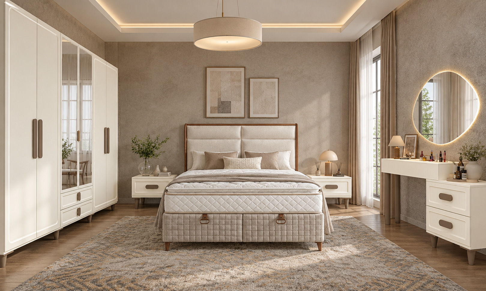 Manolya Yatak Odası / Komple MDF