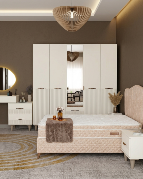 Menekşe Yatak Odası / Komple MDF