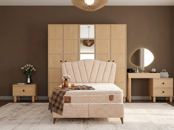 Meşe Yatak Odası / Komple MDF