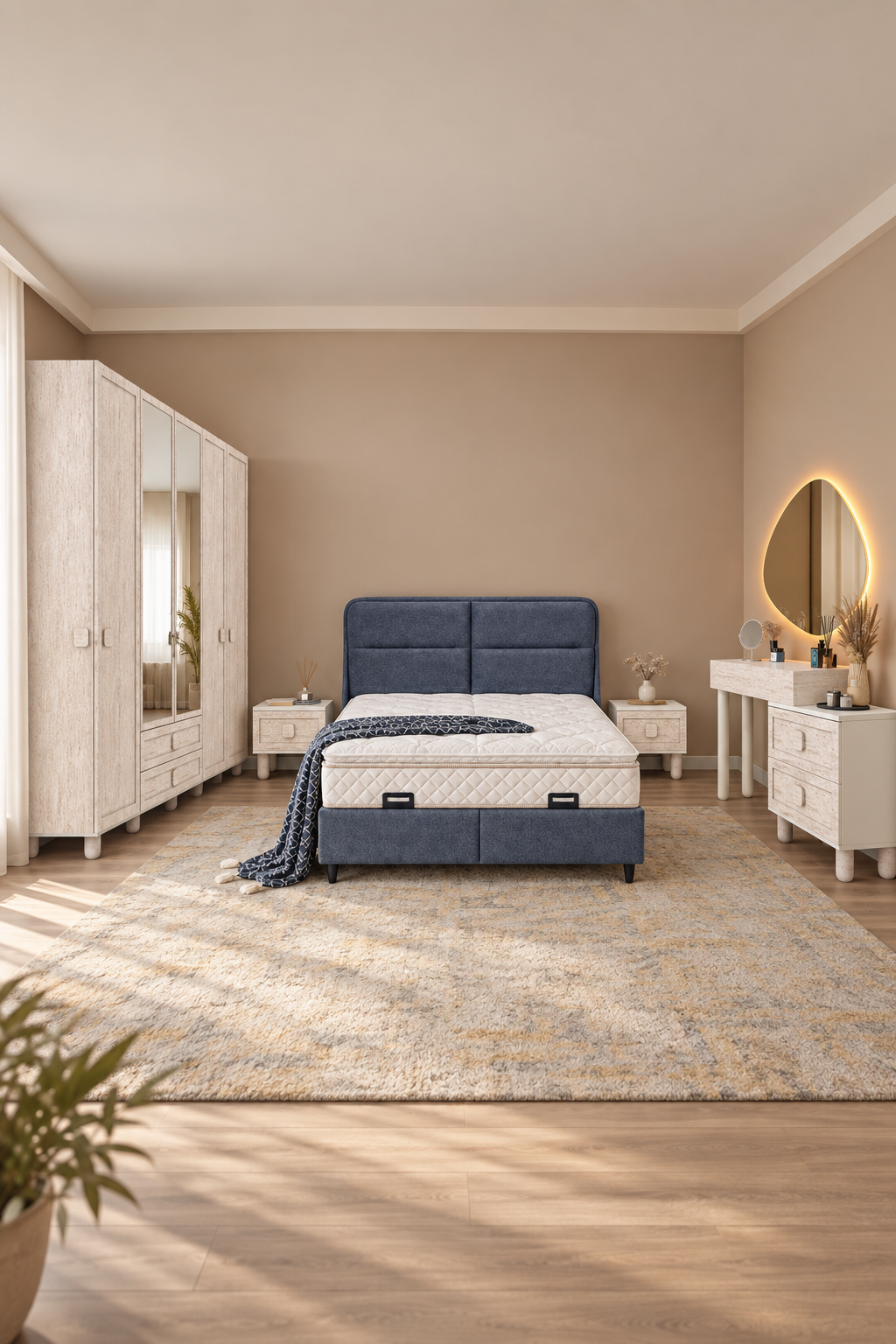 Nilüfer Yatak Odası / Komple MDF