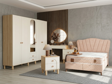 Papatya Yatak Odası / Komple MDF