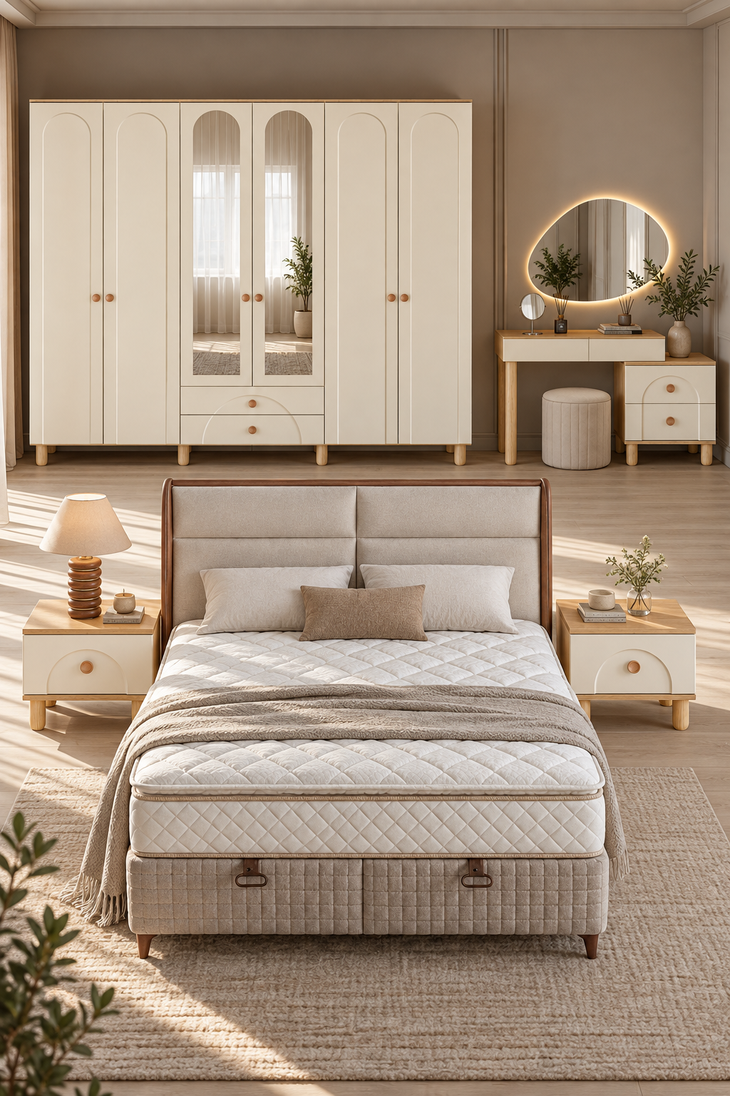 Papatya Yatak Odası / Komple MDF