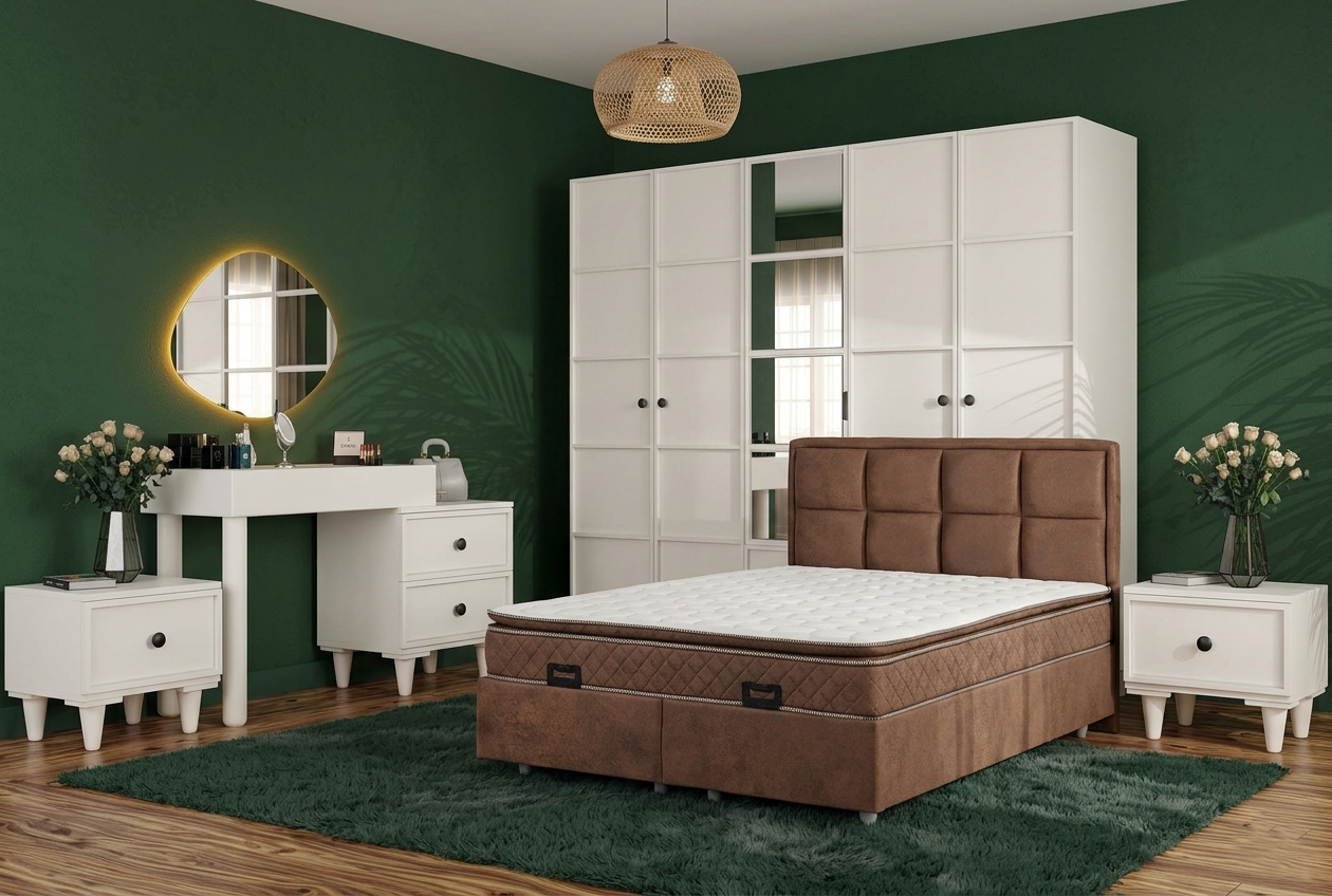 Zambak Yatak Odası / Komple MDF
