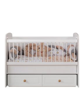 Miracool Allende Beşik / 60x120cm / Sallanabilir beşik+yatak+uyku seti istiyorum