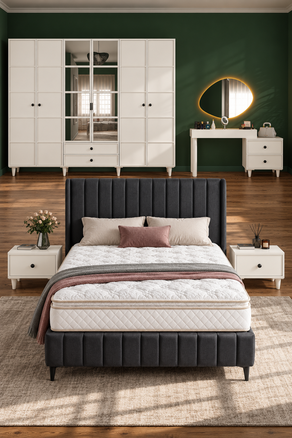 Zambak Yatak Odası / Komple MDF