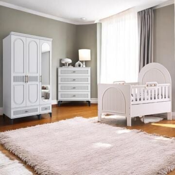 Libra Bebek ve Çocuk Odası / %100 MDF / Büyüyen Karyola