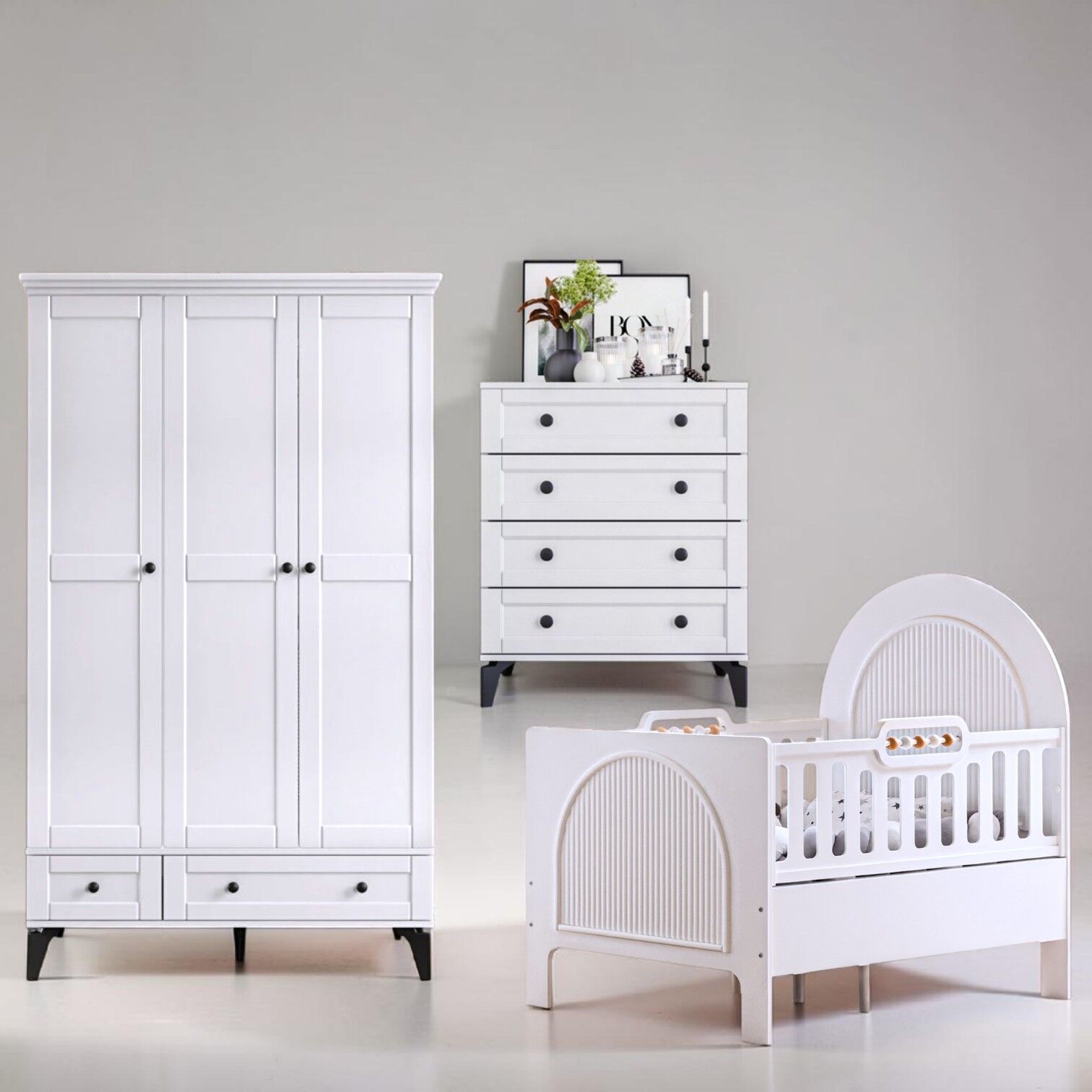 Silva Bebek ve Çocuk Odası / %100 MDF / Büyüyen Karyola