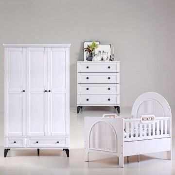 Silva Bebek ve Çocuk Odası / %100 MDF / Büyüyen Karyola