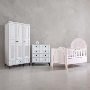 Terra Bebek ve Çocuk Odası / %100 MDF / Büyüyen Karyola