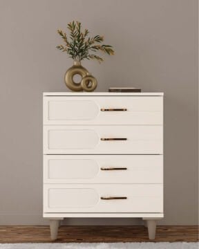 Açelya 4 çekmeceli Şifonyer  / Komple MDF