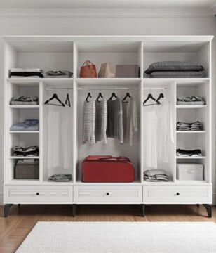 Miracool Panjur Fix 6 Kapılı Dolap / %100 MDF / Beyaz