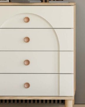 Papatya 4 çekmeceli Şifonyer  / Komple MDF