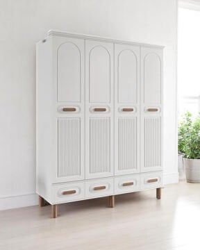 Miracool Otto 4 Kapılı Dolap / %100 MDF / Beyaz