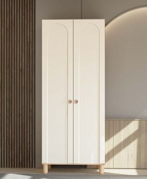 Papatya İkili Kombin / 2 Kapaklı Dolap ve Şifonyer / Tamamı MDF