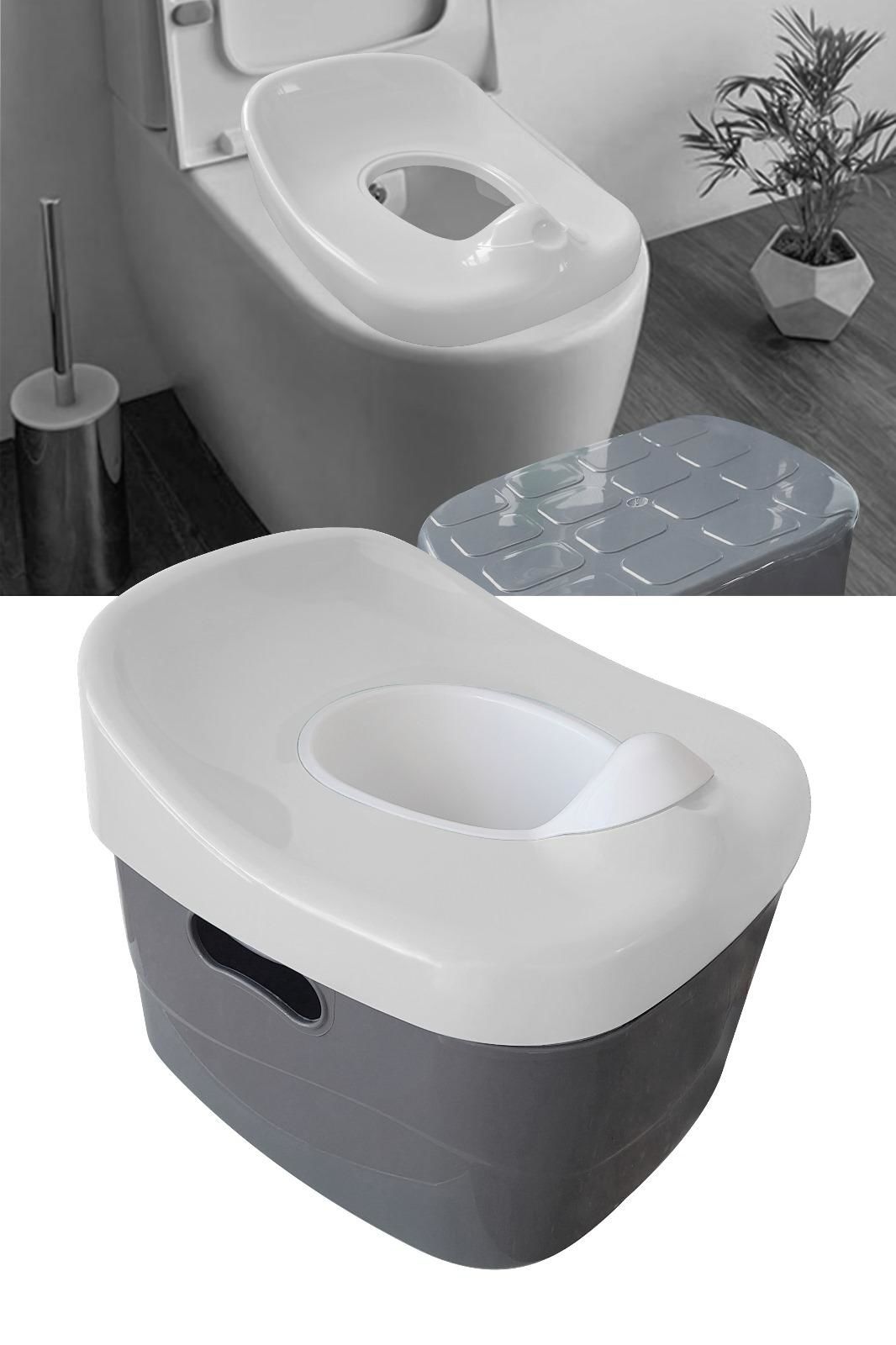 Miracool Pera Mama Sandalyesi & 4ü1 Arada Lazımlık / 2/5 Parça beyaz-beyaz