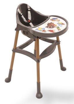 Miracool Pera Mama Sandalyesi & 4ü1 Arada Lazımlık / 2/5 Parça -Gri gri-mint