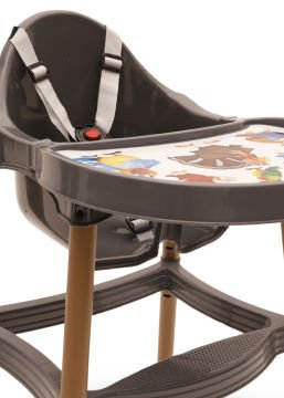 Miracool Pera Mama Sandalyesi & 4ü1 Arada Lazımlık / 2/5 Parça -Gri gri-mint