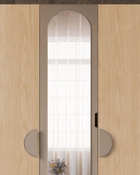 Ladin İkili Kombin / 3 Kapaklı Dolap ve Kitaplıklı Çalışma Masası / Tamamı MDF