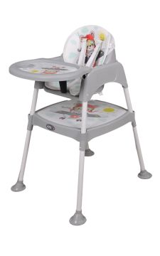 Miracool 3in1 Energy Mama Sandalyesi & 4ü1 Arada Lazımlık Seti Gri