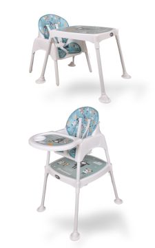 Miracool 3in1 Energy Mama Sandalyesi & 4ü1 Arada Lazımlık Seti mavi-gri