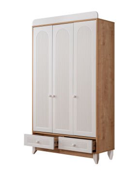 Miracool Mira Meşe Sedir Bebek ve Çocuk Odası / Yatak ve 7Parça Uyku Seti Dahil / Ücretsiz Kurulum