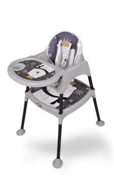 Miracool 3in1 Energy Mama Sandalyesi & 4ü1 Arada Lazımlık Seti gri-siyah