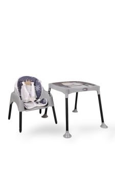 Miracool 3in1 Energy Mama Sandalyesi & 4ü1 Arada Lazımlık Seti gri-siyah