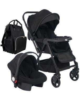 3'lü Set - Joell Trendy Travel Sistem Bebek Arabası & Çanta & Puset